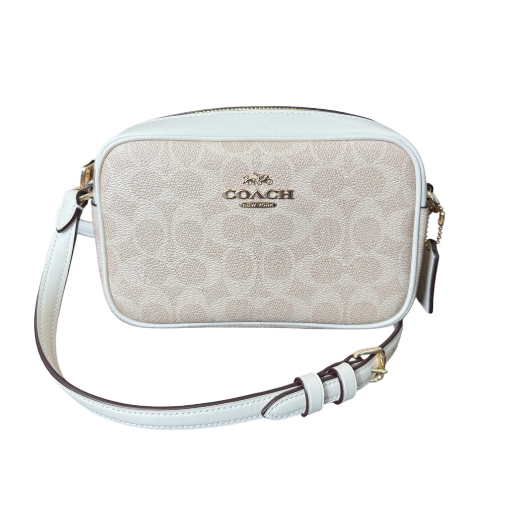 Coach Mini Jamie Signature Camera Bag Ivory
